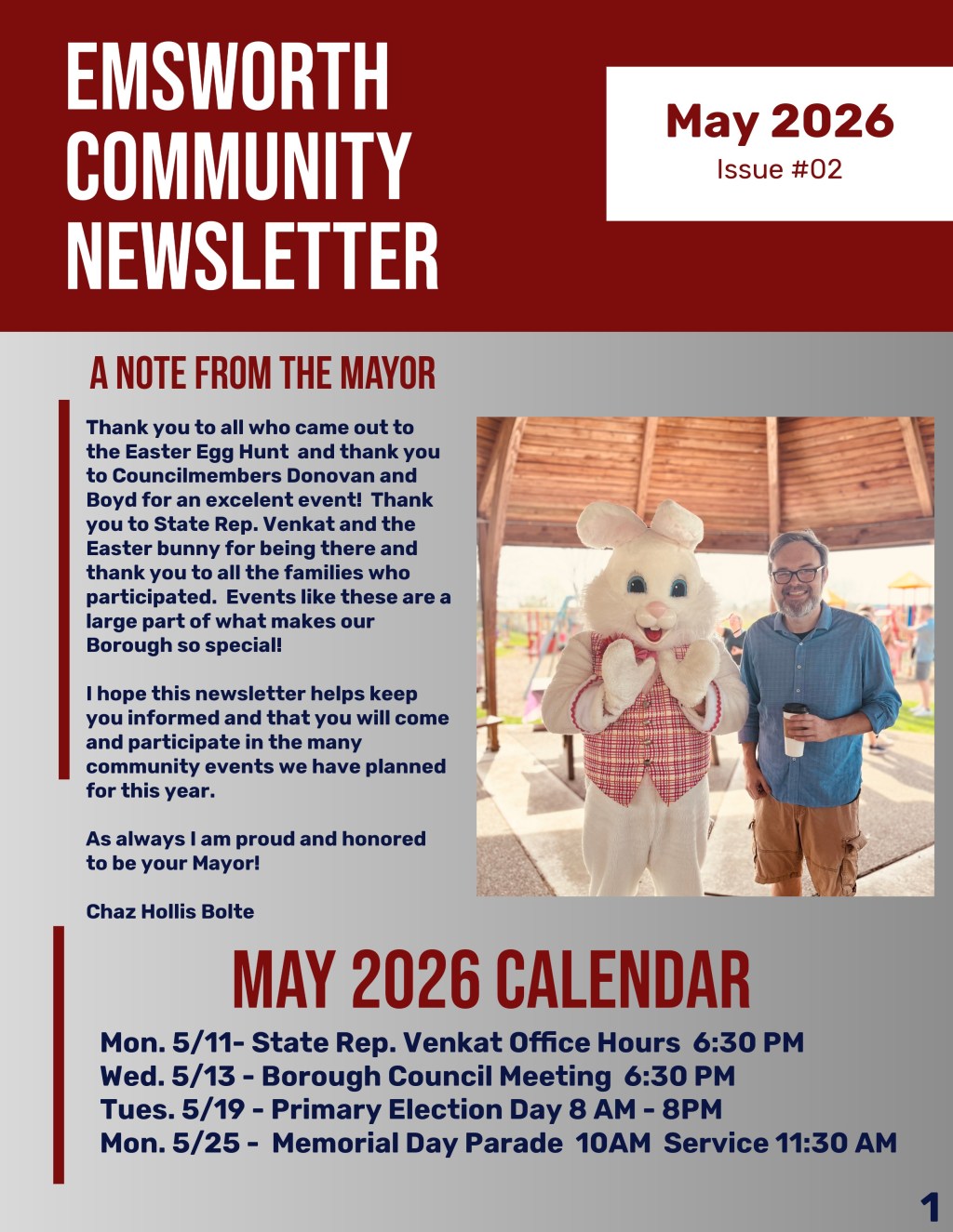 May Newsletter